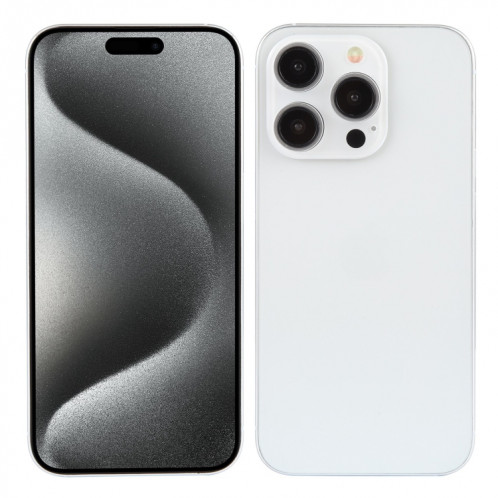 Pour iPhone 15 Pro Max écran couleur faux modèle d'affichage factice non fonctionnel (blanc) SH936W800-07