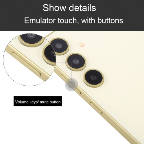 Pour Samsung Galaxy S24 5G Écran noir faux modèle d'affichage factice non fonctionnel (jaune) SH947Y1570-07