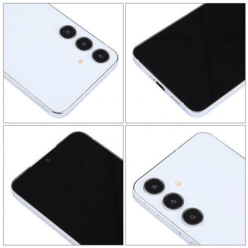 Pour Samsung Galaxy S24 + 5G Écran noir faux modèle d'affichage factice non fonctionnel (blanc) SH948W994-07