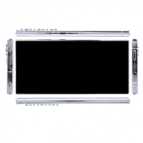 Pour Samsung Galaxy S24 Ultra 5G Écran noir faux modèle d'affichage factice non fonctionnel (blanc) SH949W719-07