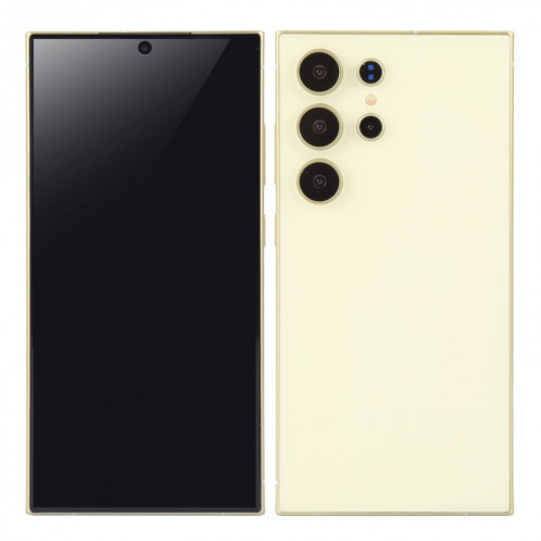 Pour Samsung Galaxy S24 Ultra 5G Écran noir faux modèle d'affichage factice non fonctionnel (jaune) SH949Y1650-07