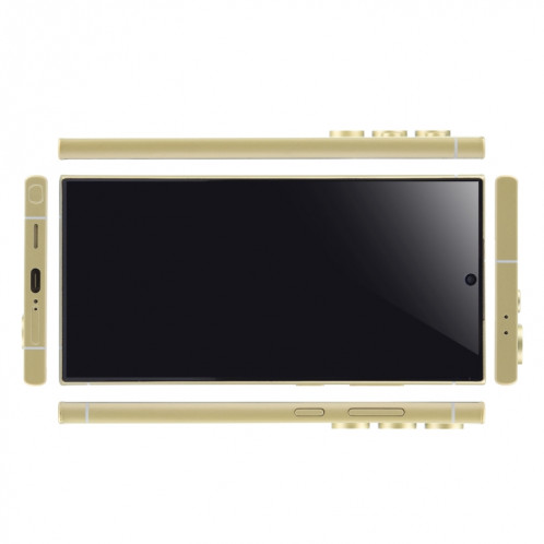 Pour Samsung Galaxy S24 Ultra 5G Écran noir faux modèle d'affichage factice non fonctionnel (jaune) SH949Y1650-07