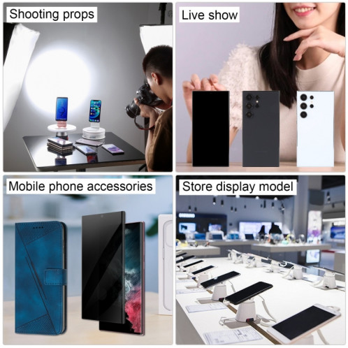 Pour Samsung Galaxy S24 Ultra 5G Écran noir faux modèle d'affichage factice non fonctionnel (blanc) SH949W719-07