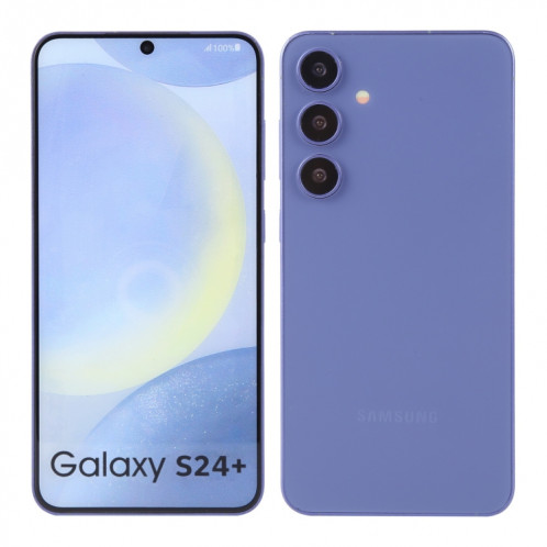 Pour Samsung Galaxy S24+ 5G Écran couleur faux modèle d'affichage factice non fonctionnel (violet) SH951P1692-07