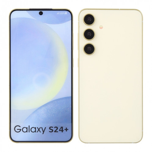 Pour Samsung Galaxy S24+ 5G Écran couleur faux modèle d'affichage factice non fonctionnel (jaune) SH951Y645-07