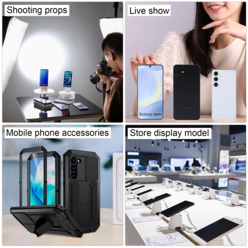 Pour Samsung Galaxy S24+ 5G Écran couleur faux modèle d'affichage factice non fonctionnel (gris) SH951W1992-07