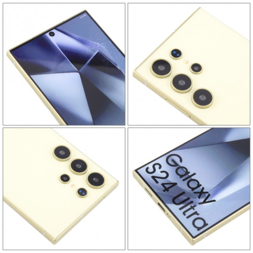 Pour Samsung Galaxy S24 Ultra 5G Écran couleur faux modèle d'affichage factice non fonctionnel (jaune) SH952Y756-07