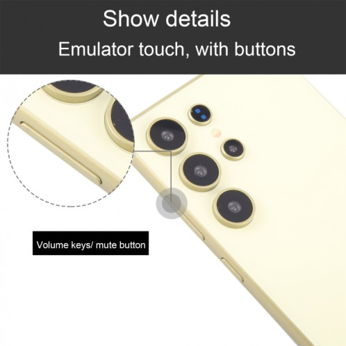 Pour Samsung Galaxy S24 Ultra 5G Écran couleur faux modèle d'affichage factice non fonctionnel (jaune) SH952Y756-07