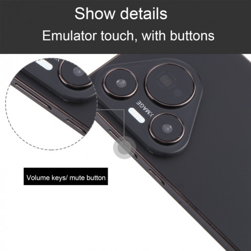 Pour Huawei Pura 70 Écran noir Faux modèle d'affichage factice non fonctionnel (Noir) SH955B163-07