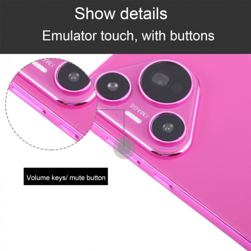 Pour Huawei Pura 70 Écran noir Faux modèle d'affichage factice non fonctionnel (Rose rouge) SH55RR872-07