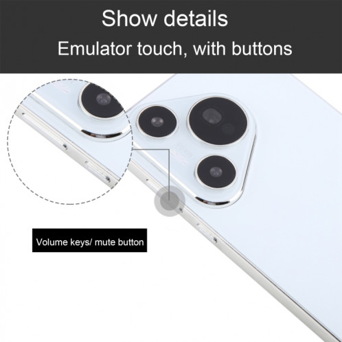 Pour Huawei Pura 70 Écran noir Faux modèle d'affichage factice non fonctionnel (Blanc) SH955W1221-07