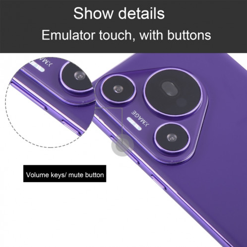 Pour Huawei Pura 70 Pro écran couleur faux modèle d'affichage factice non fonctionnel (violet) SH956P407-07
