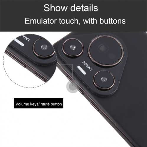 Pour Huawei Pura 70 Pro Écran noir faux modèle d'affichage factice non fonctionnel (noir) SH957B407-07