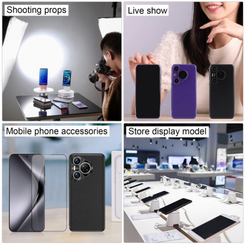 Pour Huawei Pura 70 Pro Écran noir faux modèle d'affichage factice non fonctionnel (blanc) SH957W881-07