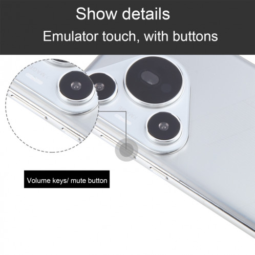 Pour Huawei Pura 70 Pro + écran noir faux modèle d'affichage factice non fonctionnel (argent) SH959S1654-07