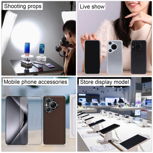 Pour Huawei Pura 70 Pro + écran noir faux modèle d'affichage factice non fonctionnel (blanc) SH959W1632-07