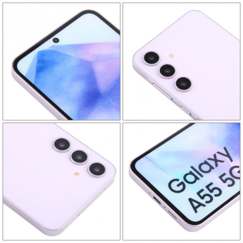 Pour Samsung Galaxy A55 5G Écran couleur faux modèle d'affichage factice non fonctionnel (violet) SH962P1186-07