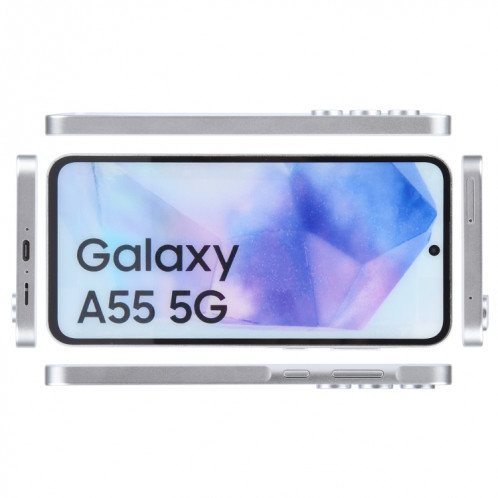Pour Samsung Galaxy A55 5G Écran couleur faux modèle d'affichage factice non fonctionnel (blanc) SH962W927-07