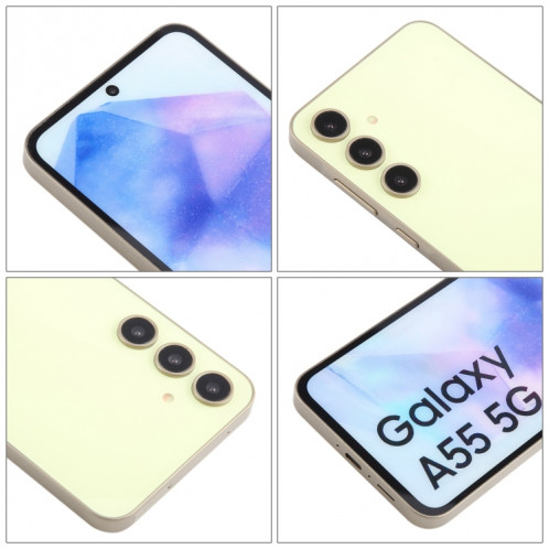 Pour Samsung Galaxy A55 5G Écran couleur faux modèle d'affichage factice non fonctionnel (jaune) SH962Y288-07