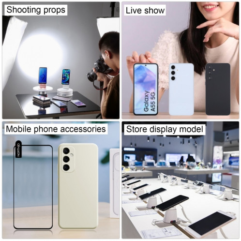 Pour Samsung Galaxy A55 5G Écran couleur faux modèle d'affichage factice non fonctionnel (violet) SH962P1186-07