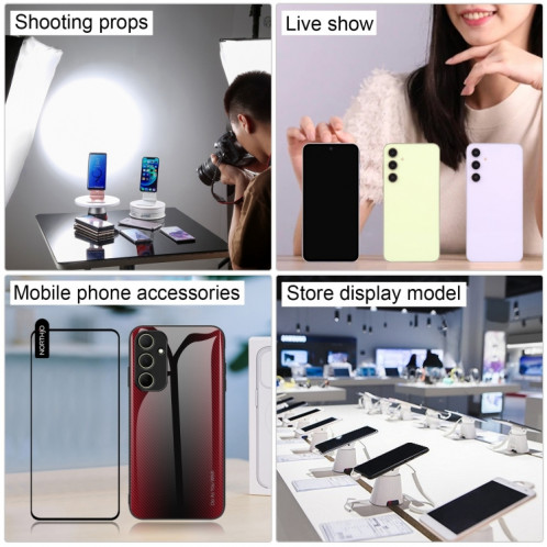Pour Samsung Galaxy A55 5G Écran noir faux modèle d'affichage factice non fonctionnel (blanc) SH963W1235-07