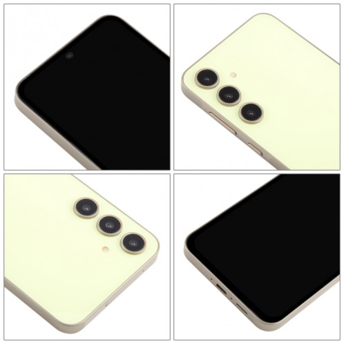 Pour Samsung Galaxy A35 5G Écran noir faux modèle d'affichage factice non fonctionnel (jaune) SH965Y1081-07
