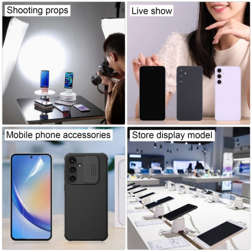 Pour Samsung Galaxy A35 5G Écran noir faux modèle d'affichage factice non fonctionnel (blanc) SH965W591-07