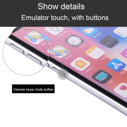 iPhone X factice modèle de présentation écran allumé (blanc) SP544W1831-06