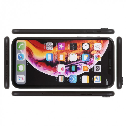 Modèle d'affichage factice factice d'écran non-couleur pour iPhone XR (noir) SH700B856-06