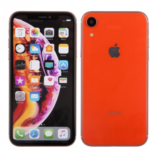 Modèle d'affichage factice factice d'écran non-couleur pour iPhone XR (Orange) SH700E1606-06