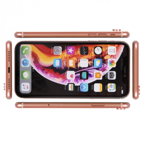 Modèle d'affichage factice factice d'écran non-couleur pour iPhone XR (Orange) SH700E1606-06