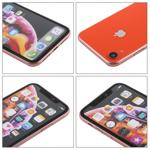 Modèle d'affichage factice factice d'écran non-couleur pour iPhone XR (Orange) SH700E1606-06