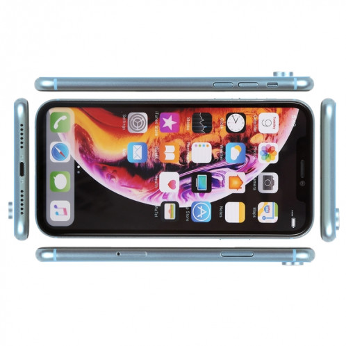 Modèle d'affichage factice factice d'écran non-couleur pour iPhone XR (bleu) SH700L1345-06