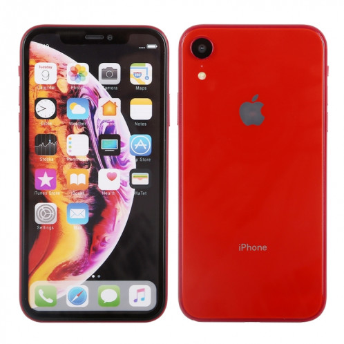 Modèle d'affichage factice factice d'écran non-couleur pour iPhone XR (rouge) SH700R708-06