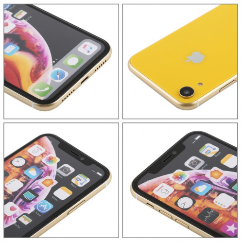 Modèle d'affichage factice factice d'écran non-couleur pour iPhone XR (jaune) SH700Y1893-06