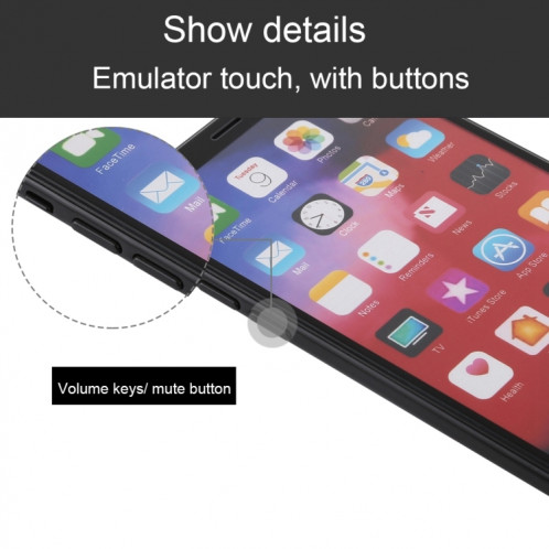 Modèle d'affichage factice factice d'écran non-couleur pour iPhone XS (noir) SH701B1539-06