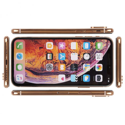 Modèle d'affichage factice factice d'écran non-couleur pour iPhone XS (or) SH701J1401-06
