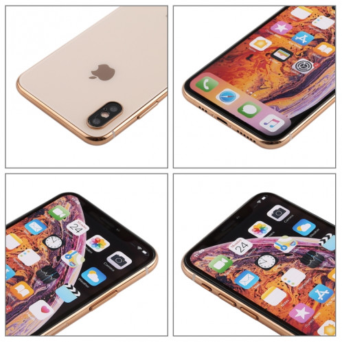 Modèle d'affichage factice factice d'écran non-couleur pour iPhone XS (or) SH701J1401-06