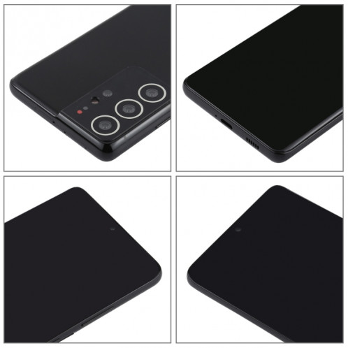 Modèle d'affichage factice faux écran noir non fonctionnel pour Samsung Galaxy S21 Ultra 5G (noir) SH707B1978-06