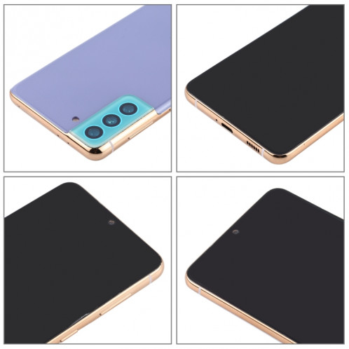 Modèle d'affichage factice faux écran noir non fonctionnel pour Samsung Galaxy S21 + 5G (violet) SH708P696-06