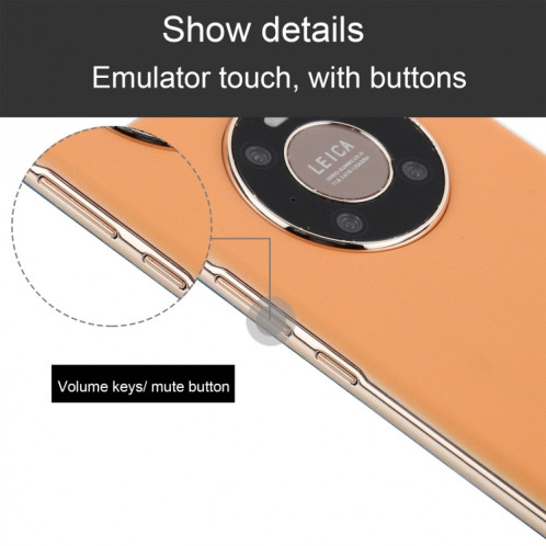 Faux modèle d'affichage factice à écran noir non fonctionnel pour Huawei Mate 40 Pro 5G (orange) SH716E1612-07