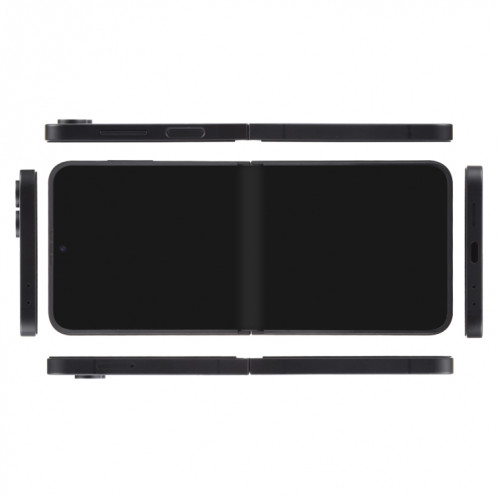 Pour Samsung Galaxy Z Flip6 Écran noir Faux modèle d'affichage factice non fonctionnel (Noir) SH717B1608-07