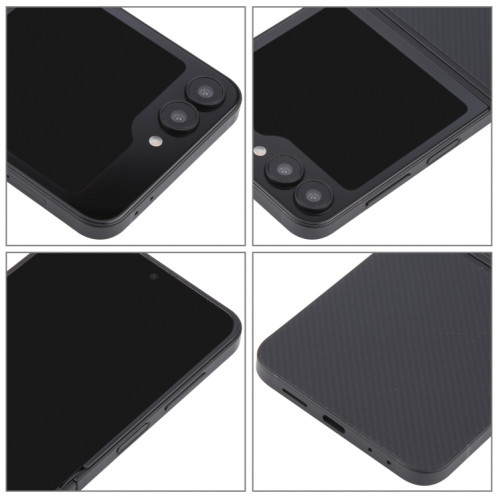 Pour Samsung Galaxy Z Flip6 Écran noir Faux modèle d'affichage factice non fonctionnel (Noir) SH717B1608-07