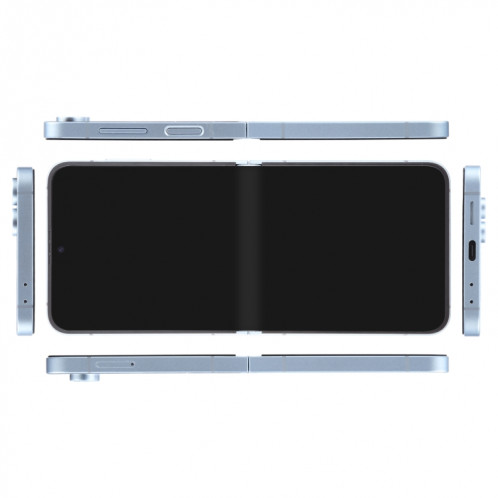 Pour Samsung Galaxy Z Flip6 Écran noir Modèle d'affichage factice non fonctionnel (bleu) SH717L1217-07