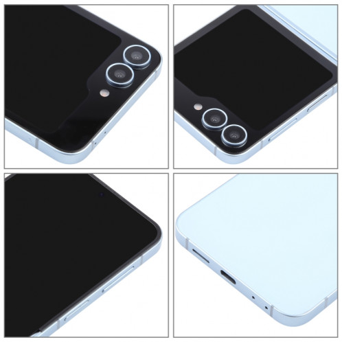 Pour Samsung Galaxy Z Flip6 Écran noir Modèle d'affichage factice non fonctionnel (bleu) SH717L1217-07