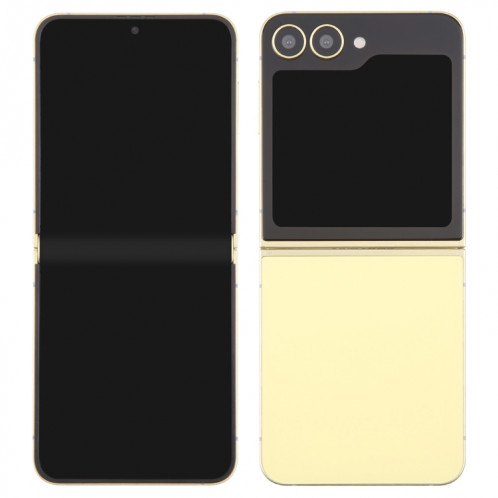 Pour Samsung Galaxy Z Flip6 Écran noir Faux modèle d'affichage factice non fonctionnel (jaune) SH717Y432-07