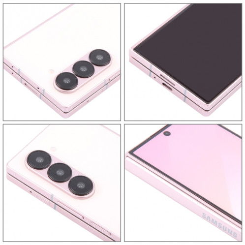 Pour Samsung Galaxy Z Fold6 Écran noir Modèle d'affichage factice non fonctionnel (rose) SH718F184-07