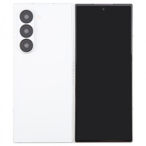 Pour Samsung Galaxy Z Fold6 Écran noir Faux modèle d'affichage factice non fonctionnel (Blanc) SH718W1289-07