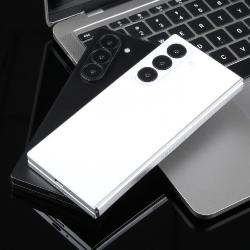Pour Samsung Galaxy Z Fold6 Écran noir Faux modèle d'affichage factice non fonctionnel (Blanc) SH718W1289-07