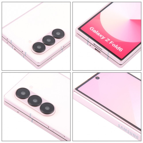 Pour Samsung Galaxy Z Fold6 Écran couleur factice non fonctionnel Modèle d'affichage factice (rose) SH719F742-07